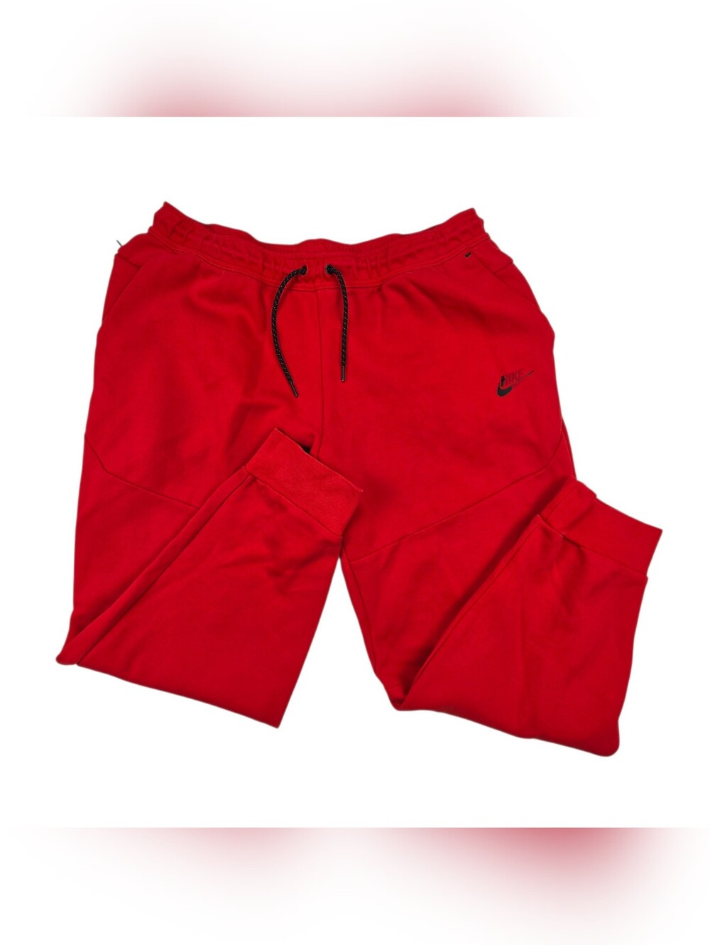 Nike Tech Fleece Joggers Mens XXL Red Sweatpants Zip Pocket Activewear